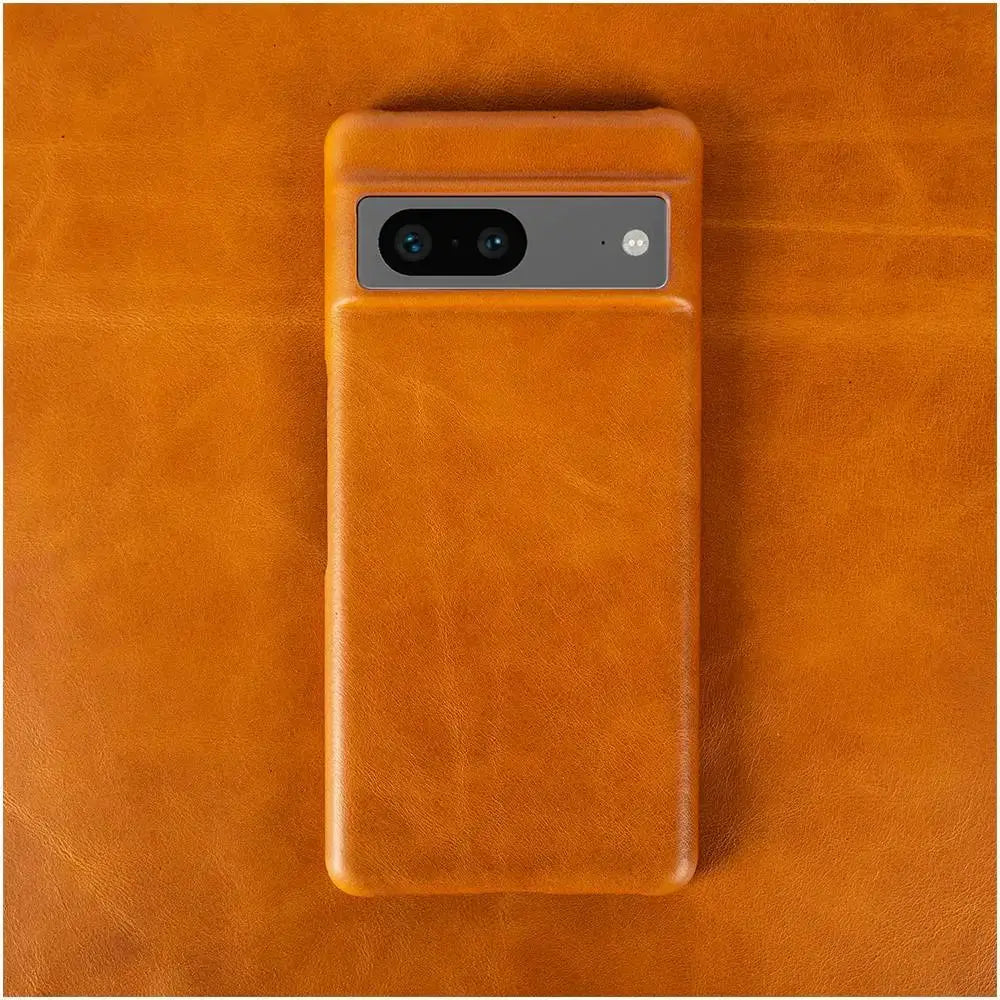 LuxeGuard Genuine Leather Case for Google Pixel 5 6 7 8