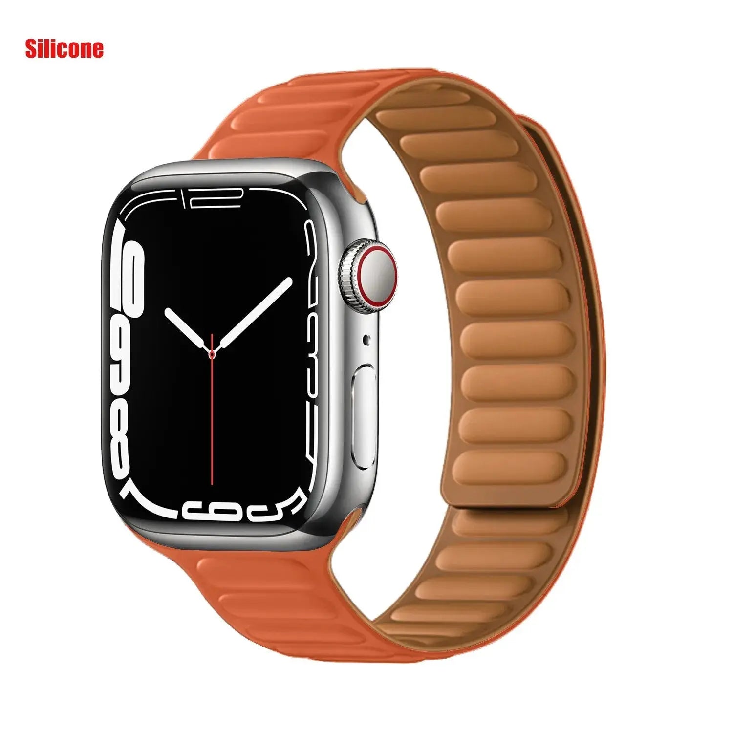 Luxe Leather Loop & Silicone Magnetic Bands for Apple Watch Series 9 & Ultra 2 - Pinnacle Luxuries