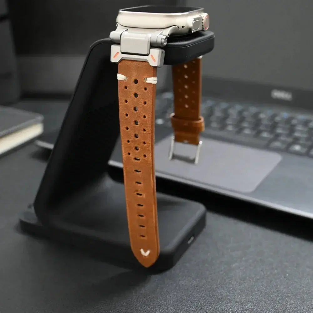 Luxury Leather Band for Apple Watch Ultra 2 49mm Series 10 46mm 9 8 7 45mm Correa Strap for iWatch 6 5 4 Se 3 44mm 42mm Bracelet Pinnacle Luxuries