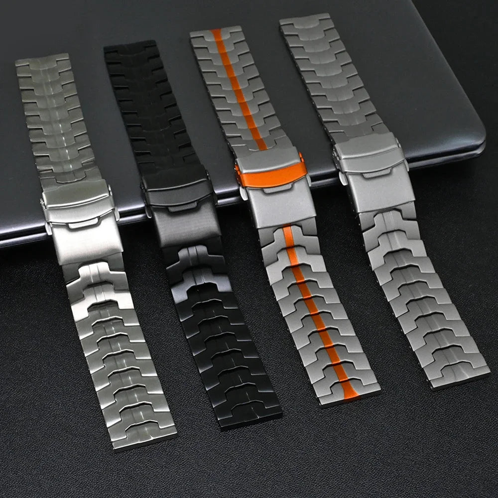 2-Pack Pure Titanium Watch Bands for Samsung Galaxy Watch Ultra 47mm