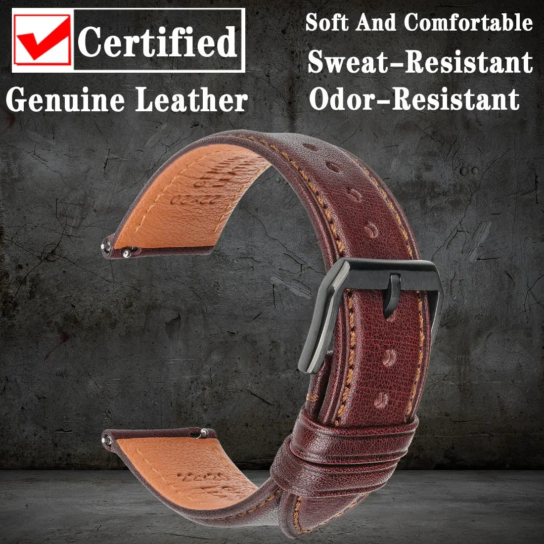 Elegance Leather Watch Band Collection For Samsung Galaxy Watch 6 & Watch 6 Classic Pinnacle Luxuries