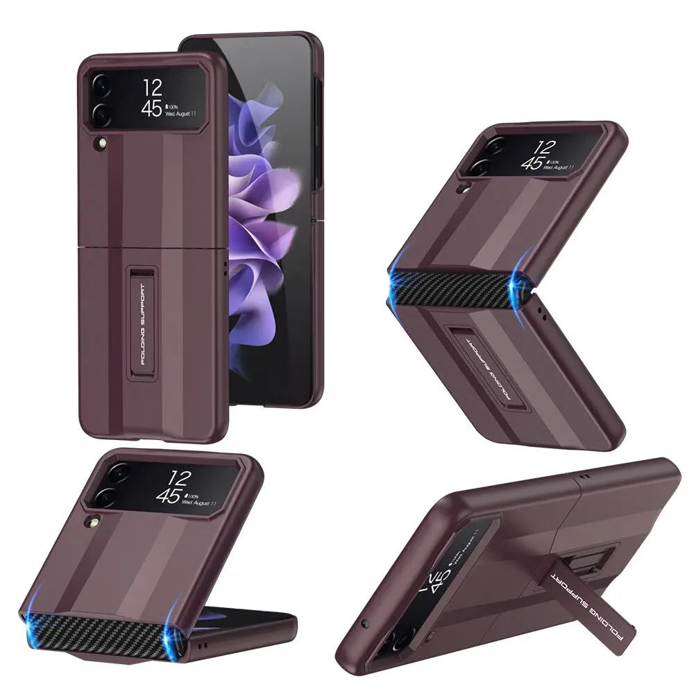 Pinnacle Prime Armor Kickstand Case For Samsung Galaxy Z Flip 4 - Pinnacle Luxuries