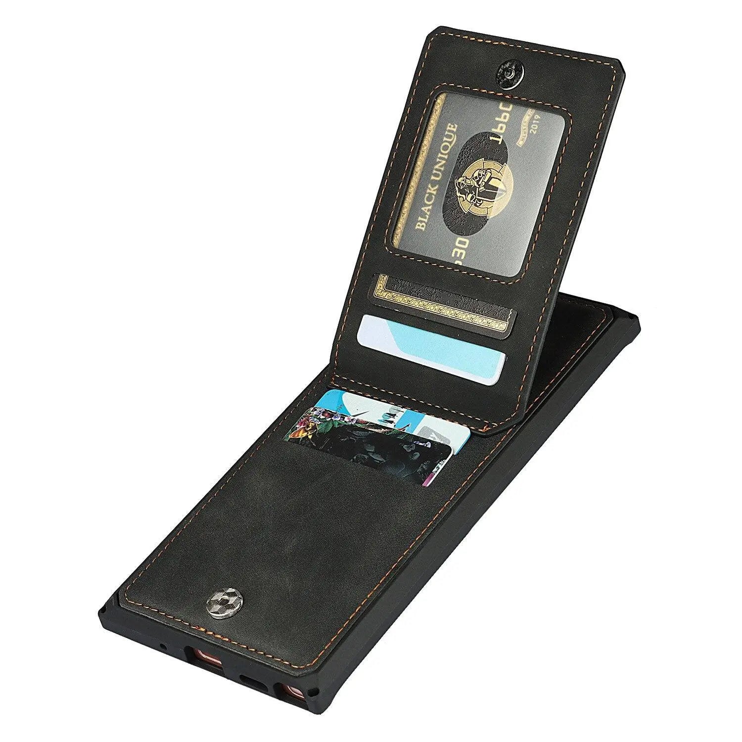 Pristine Leather Flip Case For Samsung Galaxy Phone - Pinnacle Luxuries