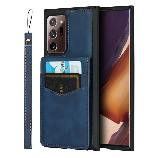 Pristine Leather Flip Case For Samsung Galaxy Phone - Pinnacle Luxuries