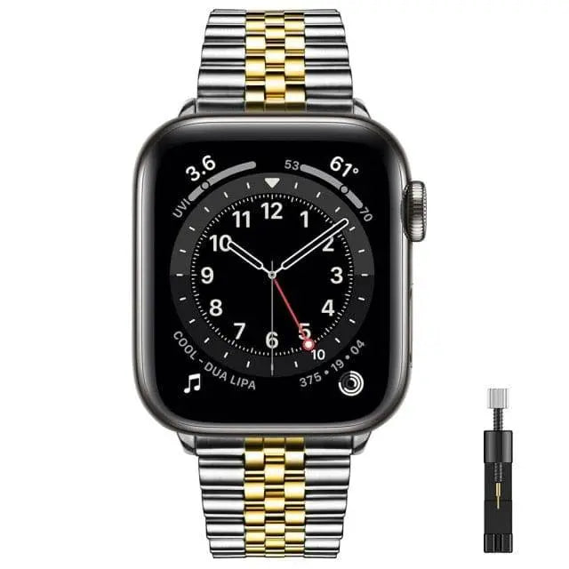 Vintage Steel Band For Apple Watch Series 7 - Pinnacle Luxuries