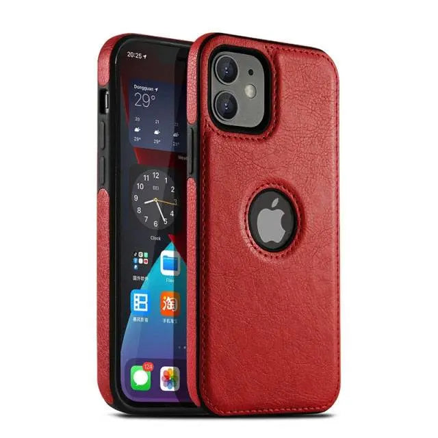 Pinnacle Custom Leather Case For Apple iPhone - Pinnacle Luxuries